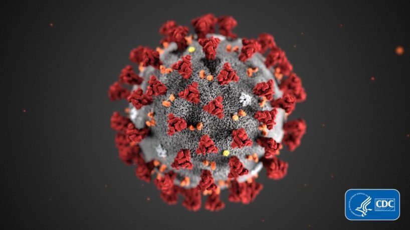 A coronavirus illustration