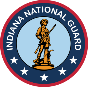 Indiana National Guard logo.