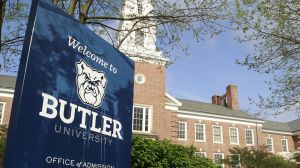 Butler University sign