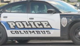 A vehicle belonging to the Columbus Police Department.