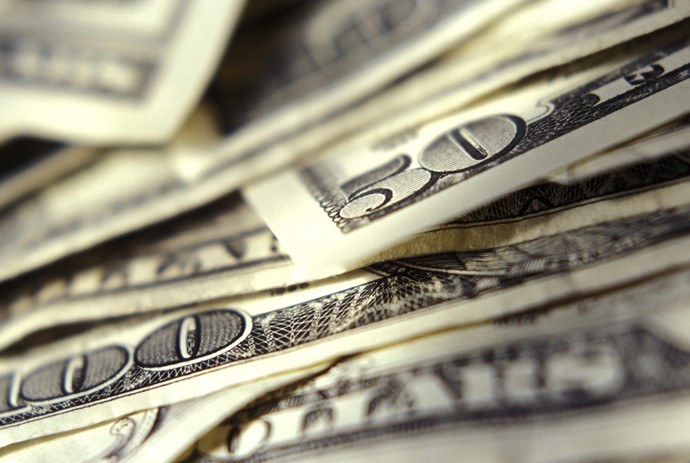 Assorted US currency.