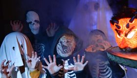 Children go trick-or-treating for Halloween in Frankfurt Main, Germany, 31 October 2014.