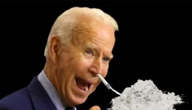Former Vice President Joe Biden is Seen Snorting a Mountain of Cocaine.