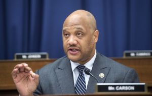 Andre Carson speaking in front of Congress