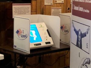 An electronic voting machine