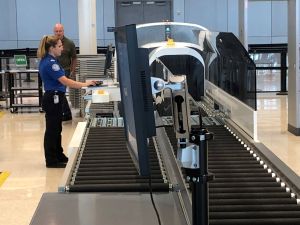 TSA conveyor belt at Indianapolis International Airport