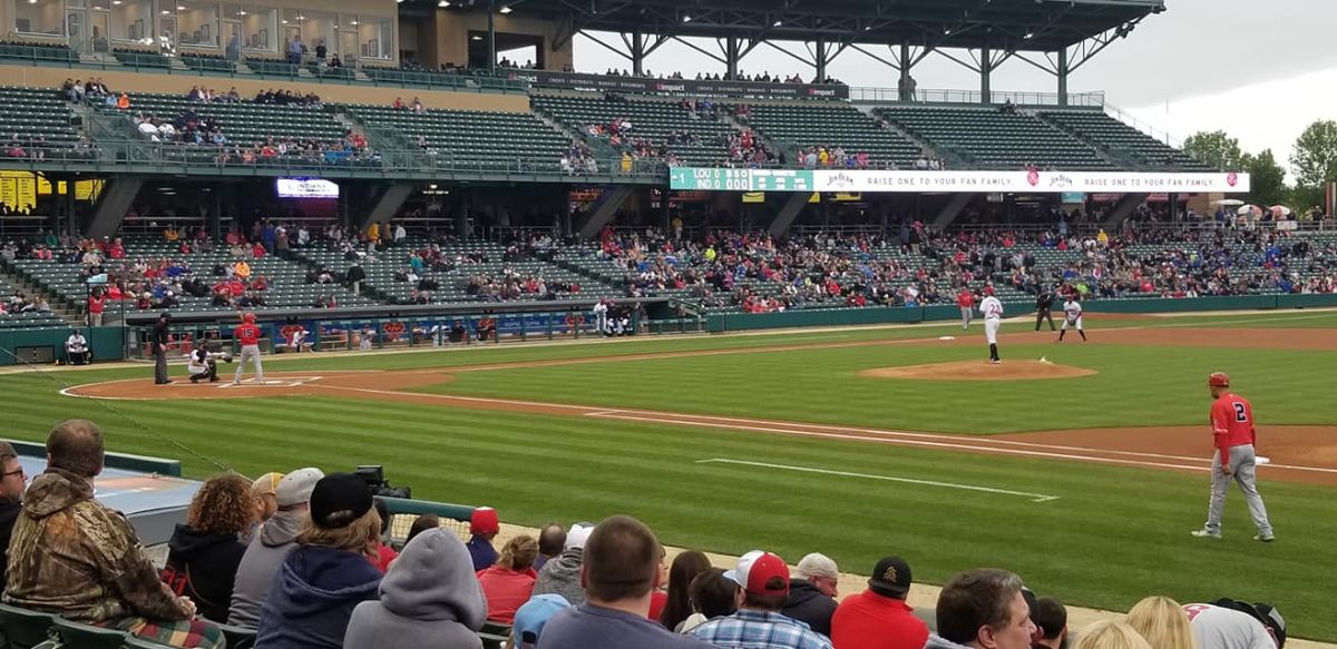 The Indianapolis Indians play the Louisville Bats at Victory Field.