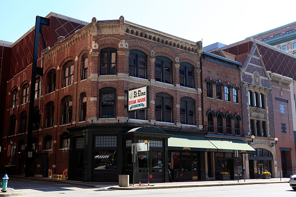 A general view of St. Elmo Steak House Restaurant on October 8, 2011 in Indianapolis
