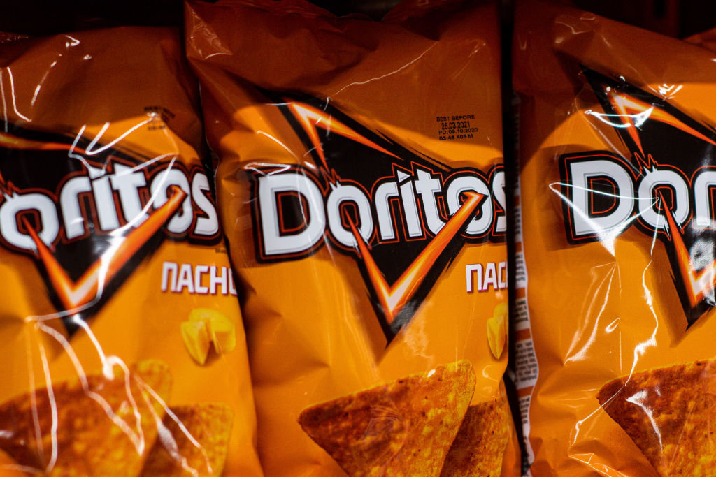 Doritos nachos seen at the grocery store. (Photo by Mateusz Slodkowski/SOPA Images/LightRocket via Getty Images)