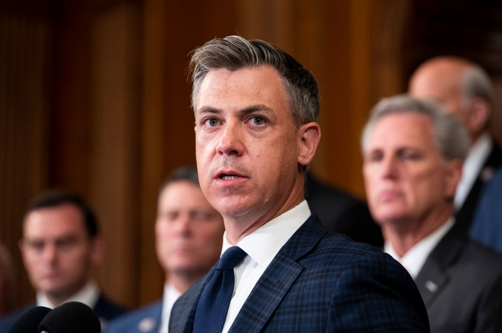 Jim Banks at a congressional hearing