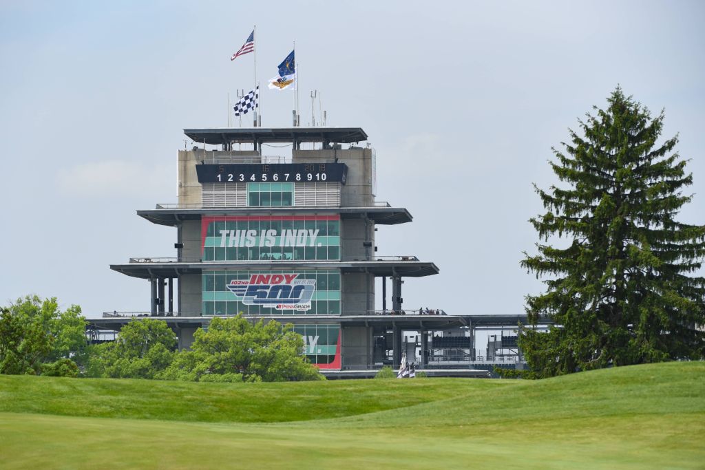 The pagoda at Indianapolis Motor Speedway.