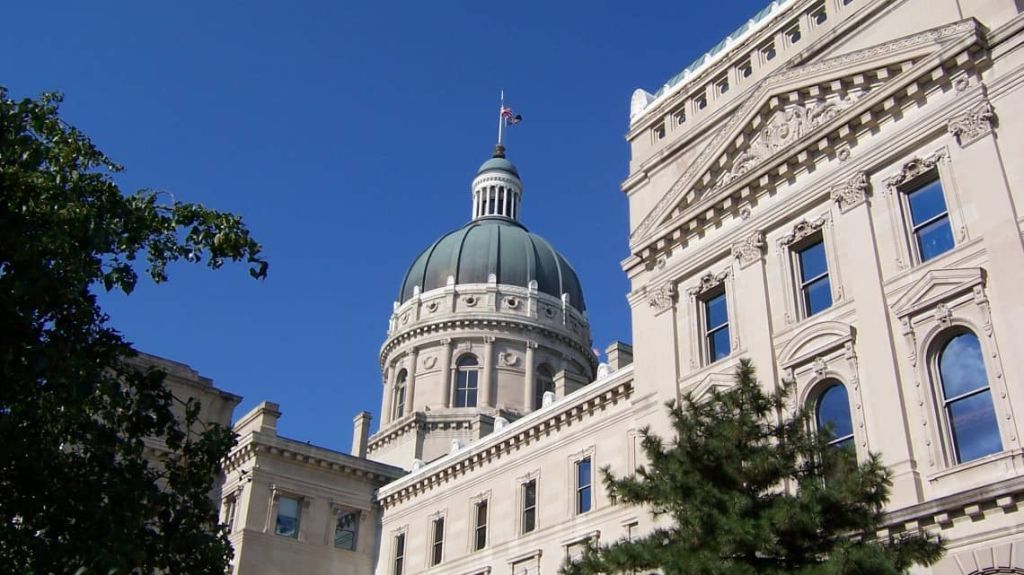 Current image: Indiana Statehouse