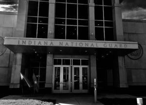 A photo of an Indiana National Guard office