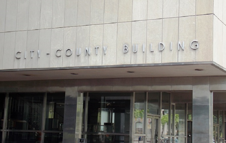 Exterior of the City-County Buliding