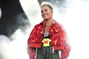 Pink performs during the 2022 BottleRock Napa Valley at Napa Valley Expo on May 29, 2022 in Napa, California. (Photo by Tim Mosenfelder/Getty Images)