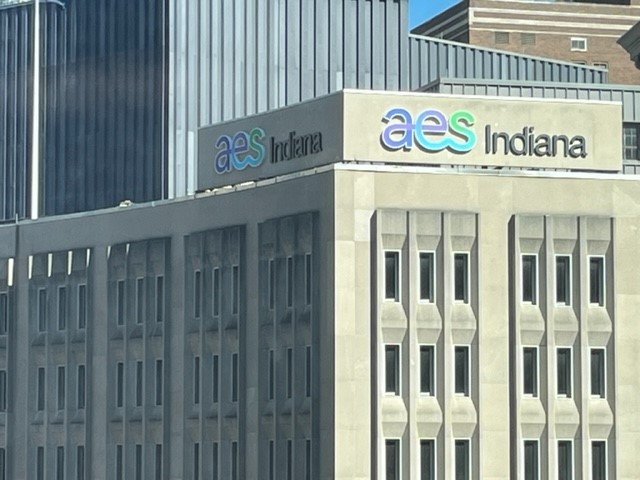 The AES building in downtown Indy