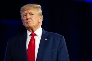 Former U.S. President Donald Trump speaks at the Conservative Political Action Conference (CPAC) at the Hilton Anatole on August 06, 2022 in Dallas, Texas. CPAC began in 1974, and is a conference that brings together and hosts conservative organizations, activists, and world leaders in discussing current events and future political agendas. (Photo by Brandon Bell/Getty Images)