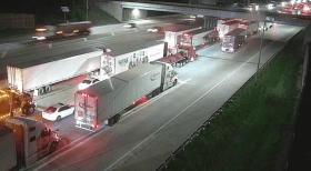 A fatal crash on I-70 slows traffic in Hancock County