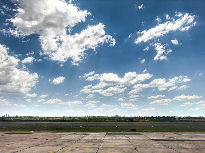 Airport runway landing