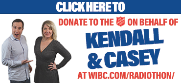 DOnate to the salvation army on behalf of Kendall And Casey at Radiothon