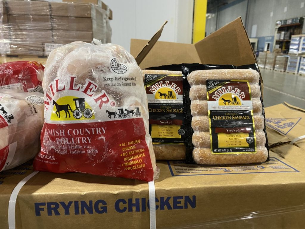 Miller Poultry Donates to Gleaners Food Bank