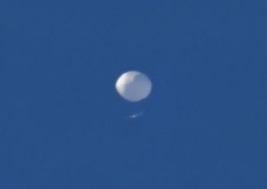 Chinese spy balloon flying above Charlotte