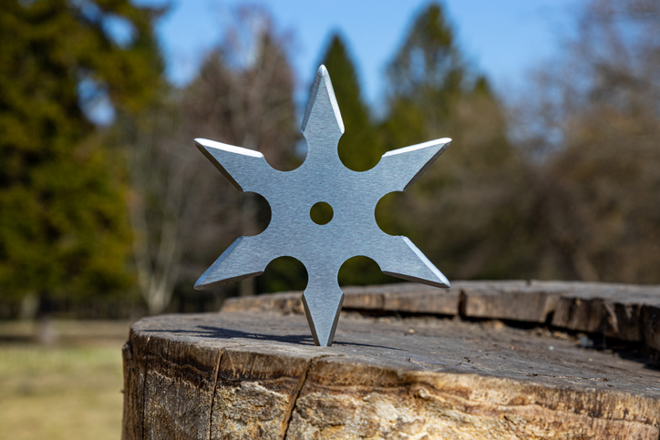 Throwing ninja stars could soon be legal in Indiana.