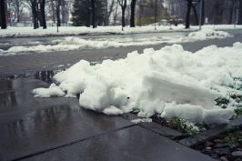 winter weather: snow, swamp, potholes