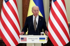 Joseph Biden and Volodymyr Zelenskyy hold joint press conference in Kyiv
