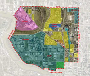 Indiana Avenue Reinvestment Diagram