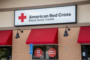 Shoreview, Minnesota. American Red Cross blood donor center.