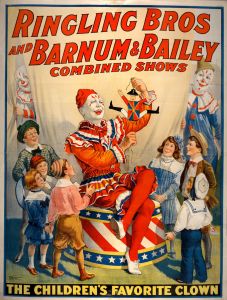 Ringling Bros And Barnum & Bailey Combined Shows Circus Poster