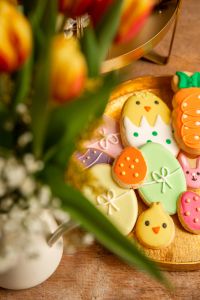 Easter Cookies for Easter Egg hunt and spring celebrations