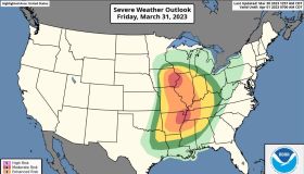 Severe weather outlook Friday, Mar. 31, 2023