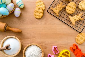 Ingredients for Easter cookies recipe