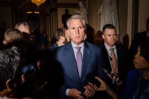 Speaker McCarthy announces Limit., Save, Grow Act on Capitol Hill