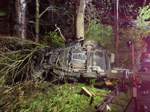 Image of Fatal Single-Car Crash in Johnson County