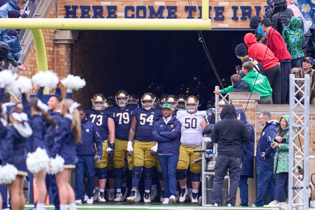 COLLEGE FOOTBALL: APR 22 Notre Dame Blue-Gold Game