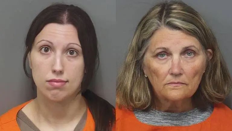 Sara Seymour and Debra Kanipe mugshots