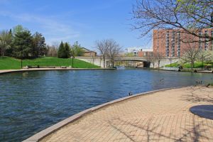 Central Canal in Downtown Indianapolis, Indiana