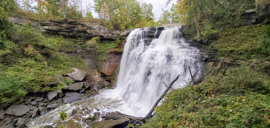 Brandywine Falls in Cuyahoga Valley National Park Ohio