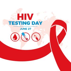 National HIV Testing Day vector illustration