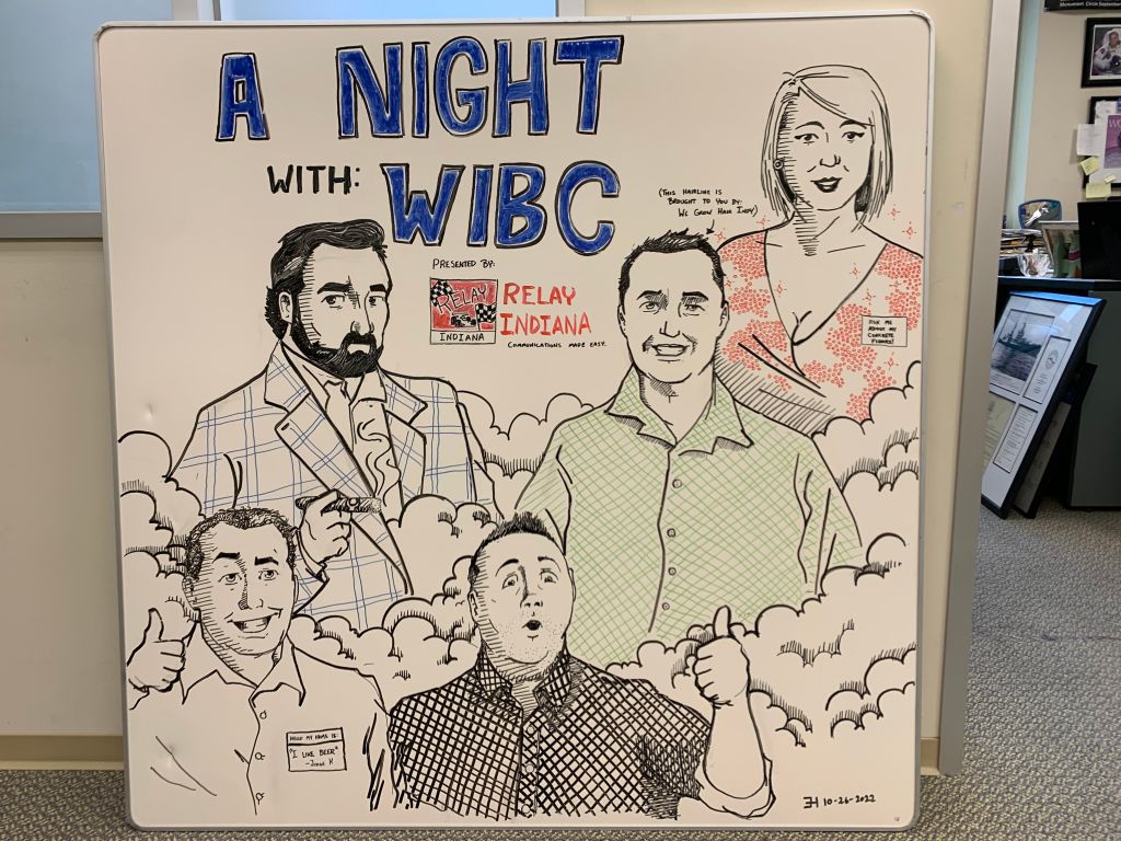 Art From Ethan Hatcher Done On A Dry Erase Board AT WIBC