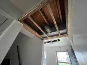Damage post clean-up