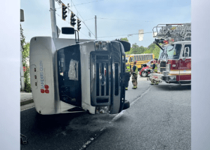 Senior Citizen Bus Crashed