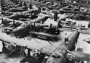 Consolidated B-24 Liberator four-engined heavy bomber