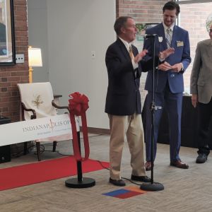 Joe Hogsett Speaking At Basile Opera Center Ribbon Cutting
