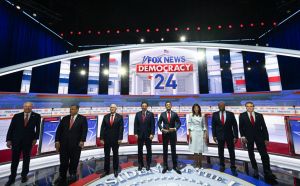 MILWAUKEE, WI - AUGUST 23: Republican presidential candidates