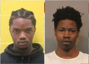 Mugshots of Dahvee Tupac Brunson and Kriston Lamar Barbee Jr.