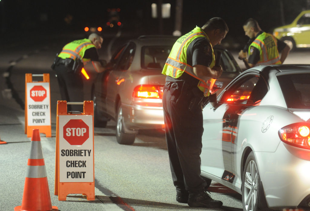 7/30/2010 Exeter, PAAt a Sobriety Check Point / DUI checkpoint being run by the Exeter Police on the Eastbound side of route 422 in Exeter Friday night. Police Officers were looking over vehicles as they came through the checkpoint and handing o